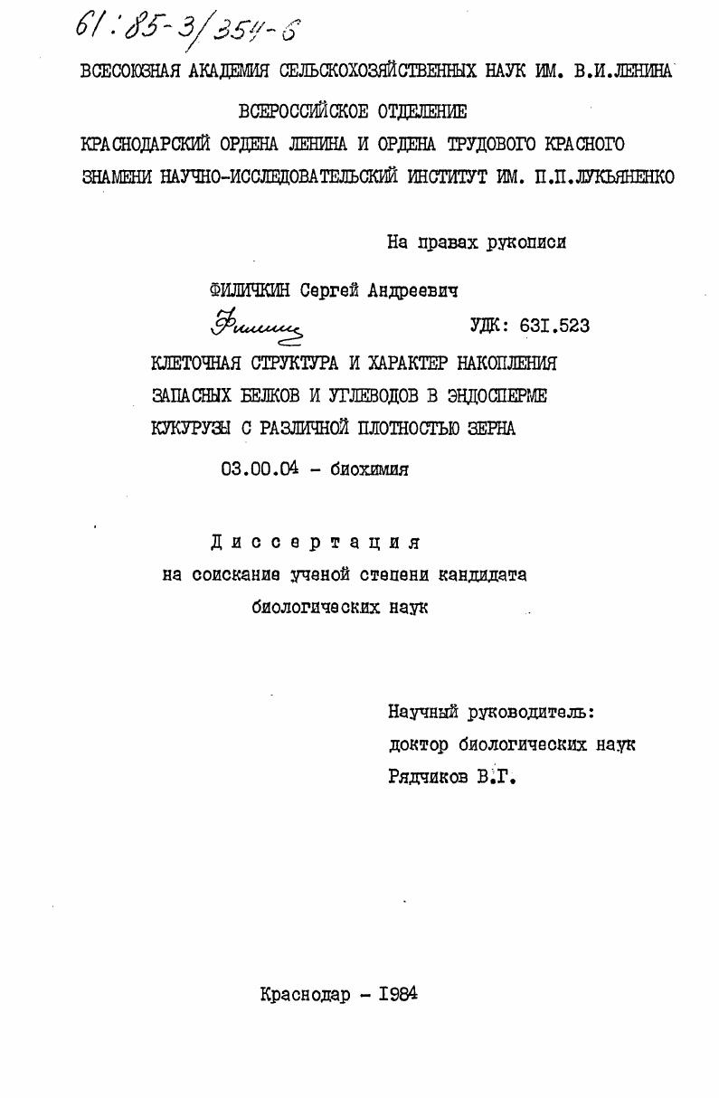 скачать диссертацию Клеточная структура и характер накопления запасных белков и углеводов в эндосперме кукурузы с различной плотностью зерна Клеточная структура и характер накопления запасных белков и углеводов в эндосперме кукурузы с различной плотностью зерна