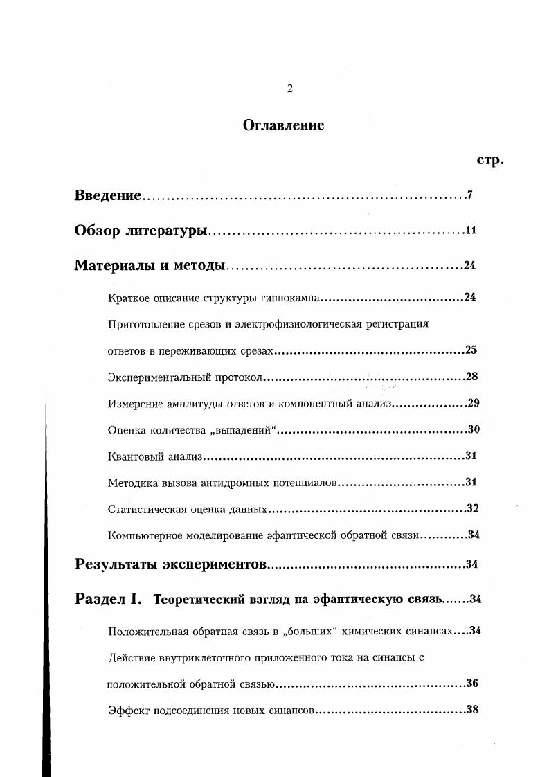 "Краткое описание структуры гиппокампа.