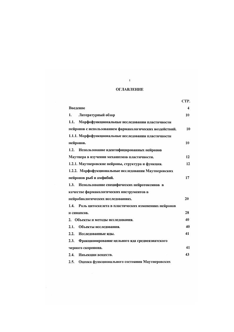 "1.1.1. Морфофункциональные исследования пластичности нейронов. 