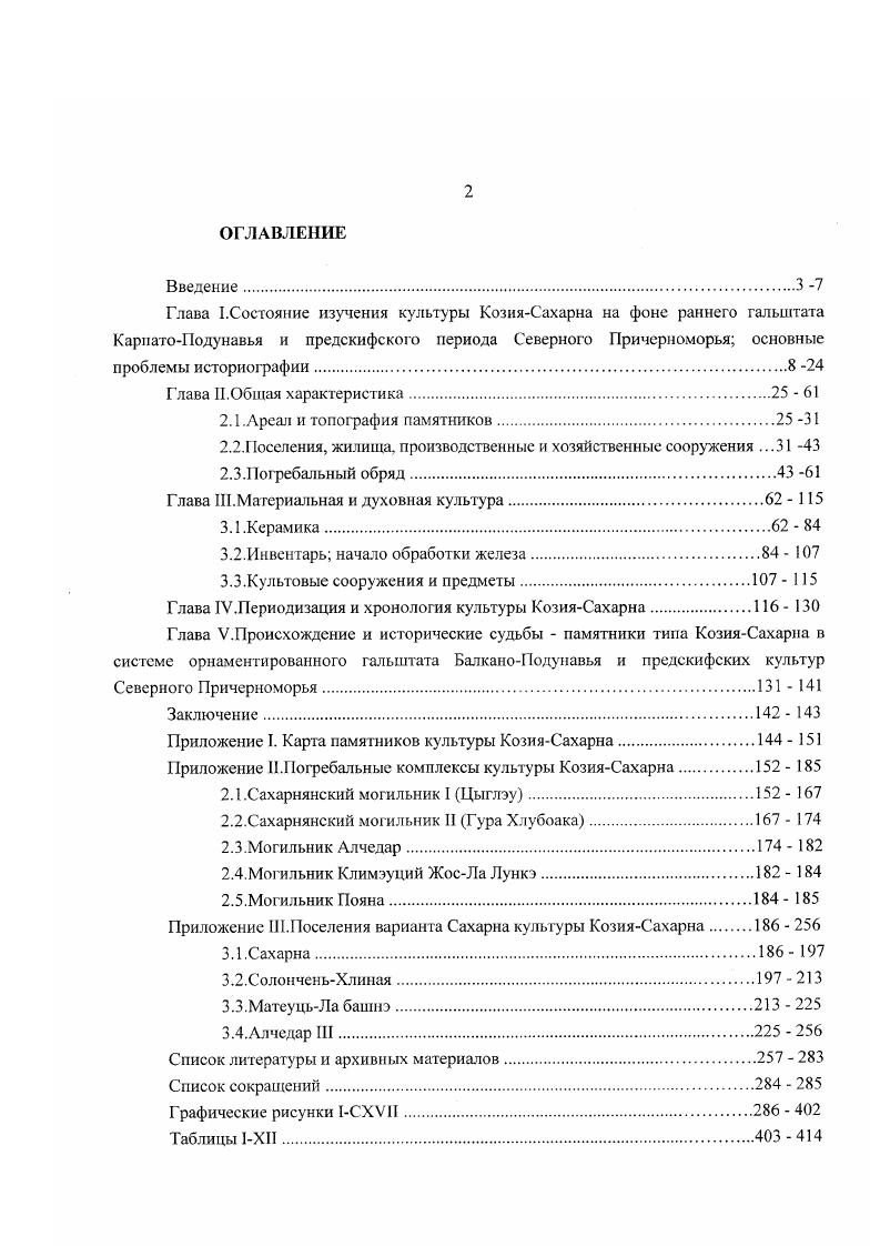 "2.1.Ареал и топография памятников. 