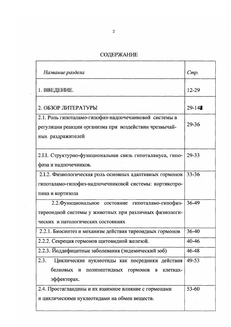 "2.1.1. Структурнофункциональная связь гипоталамуса, гипофиза и надпочечников. 