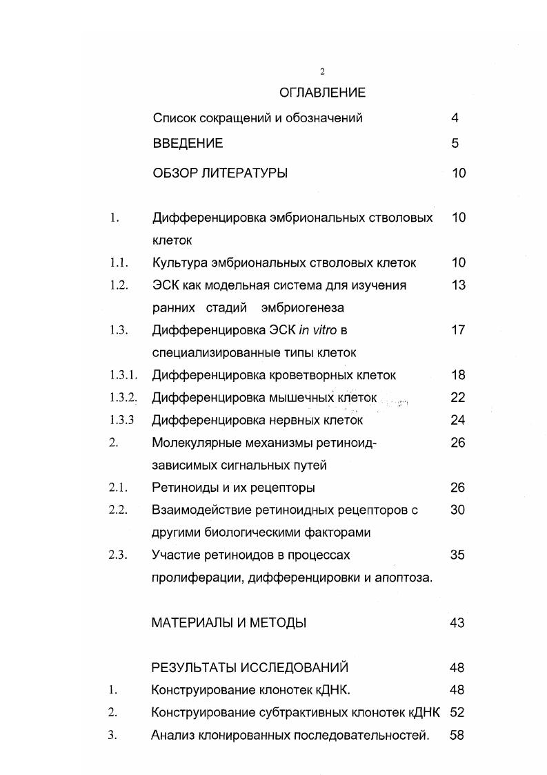 "ОГЛАВЛЕНИЕ Список сокращений и обозначений 