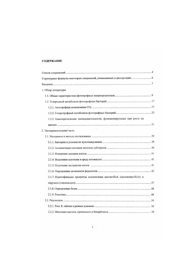 "Структурные формулы некоторых соединений, упоминаемых в дисссргации