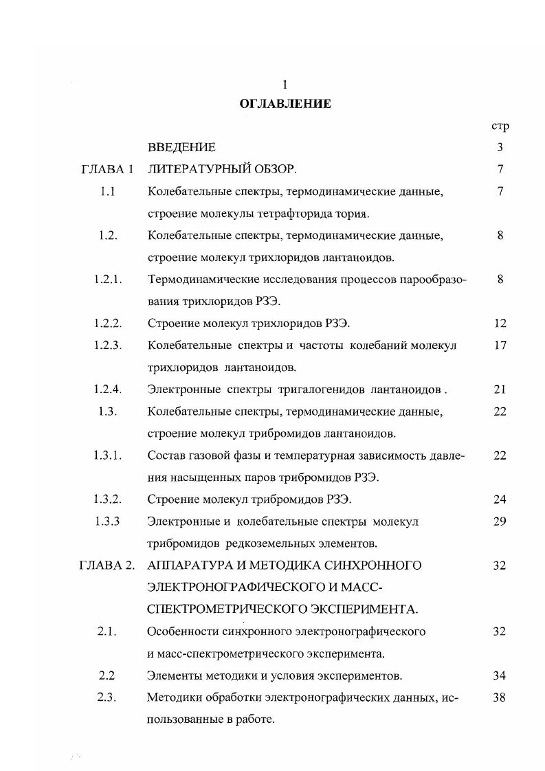 "Колебательные спектры и частоты колебаний молекул трихлоридов лантаноидов.