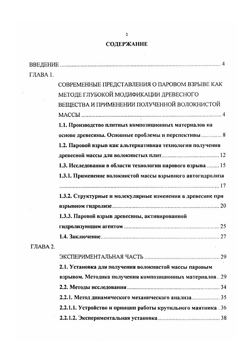 "1.3. Исследования в области технологии парового взрыва.