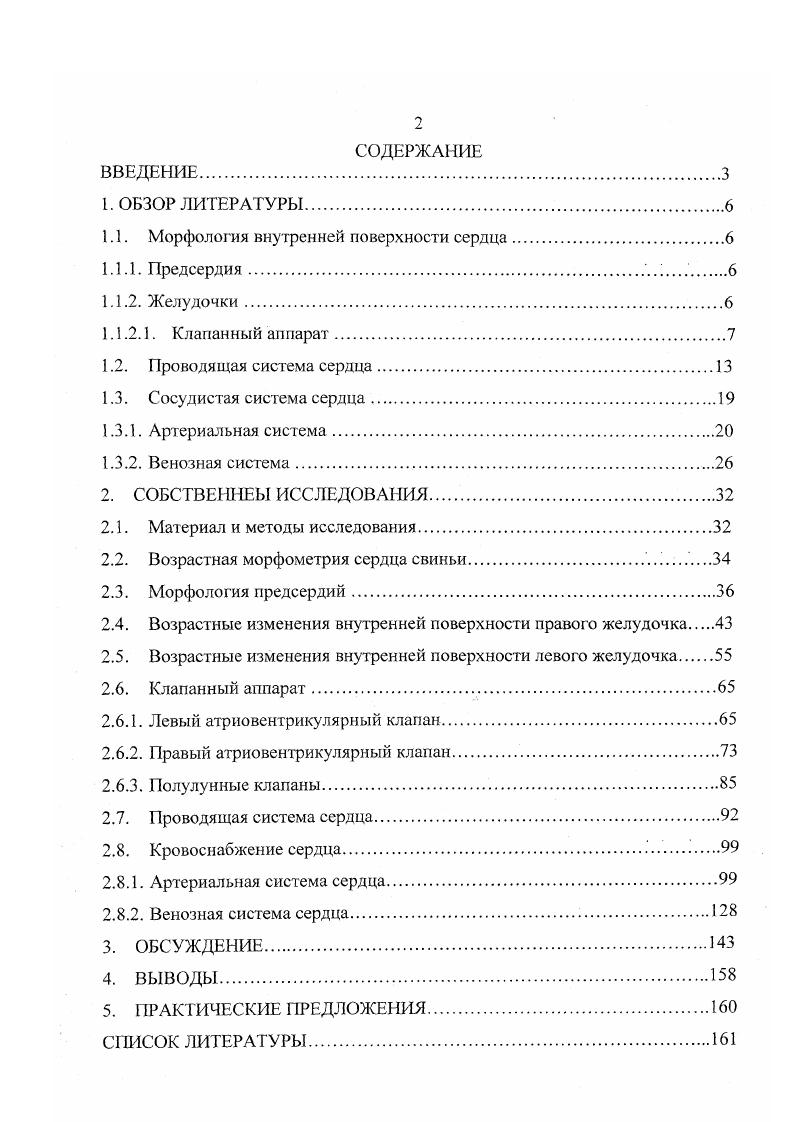 "1.1. Морфология внутренней поверхности сердца