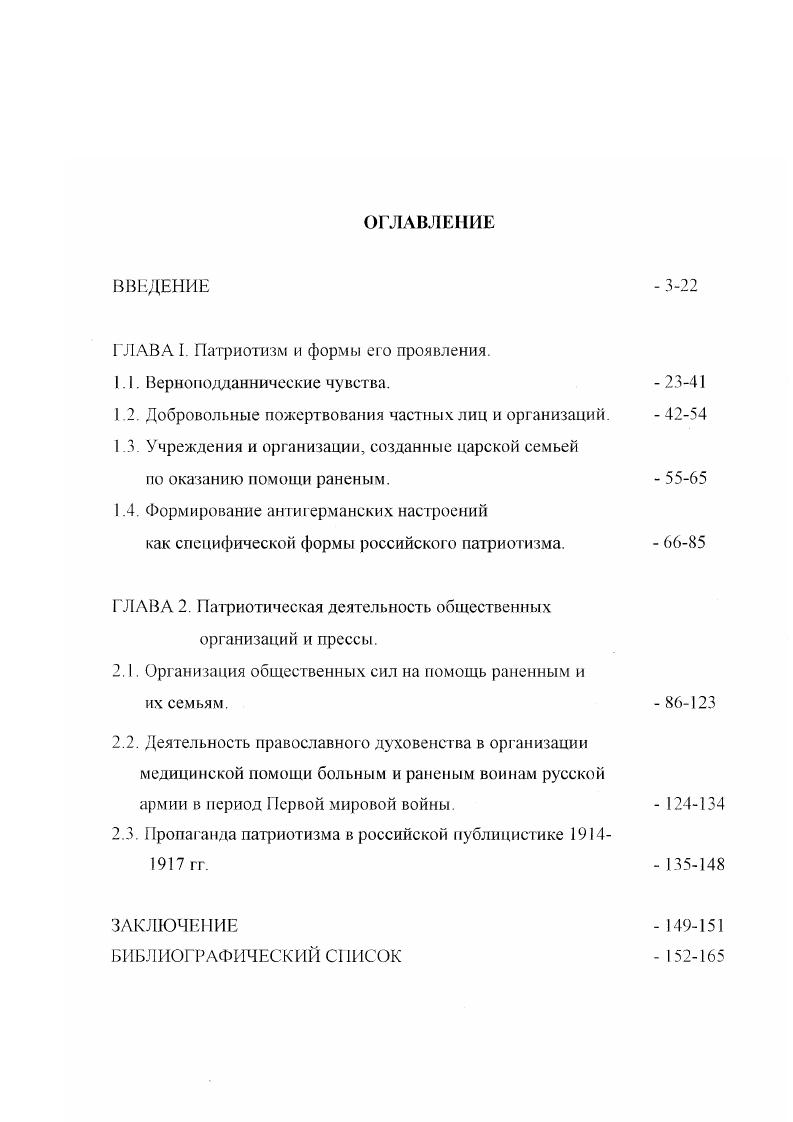 "ГЛАВА I. Патриотизм и формы его проявления.