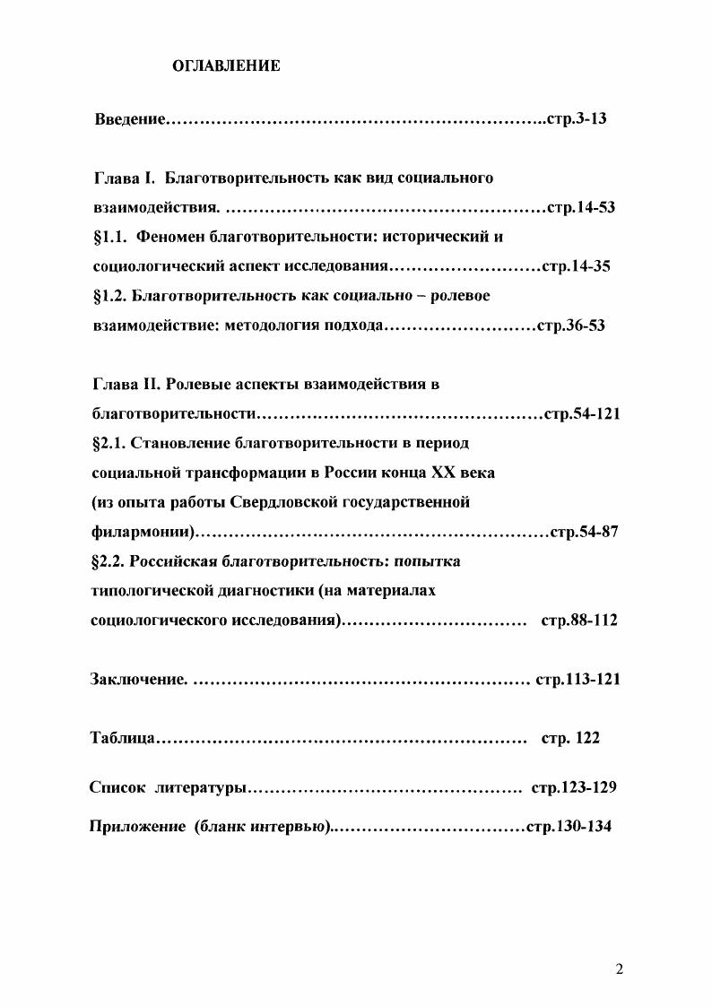 "Глава I. Благотворительность как вид социального