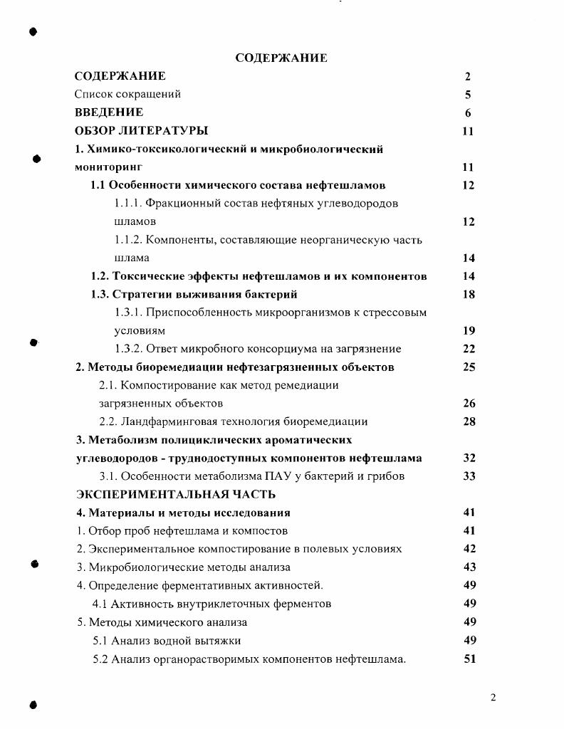 "СОДЕРЖАНИЕ Список сокращений ВВЕДЕНИЕ ОБЗОР ЛИТЕРАТУРЫ