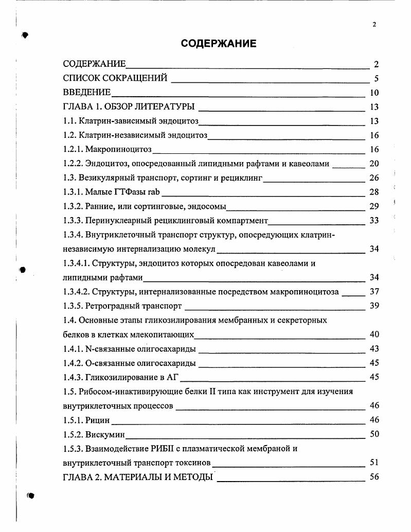 "1.2.2. Эндоцитоз, опосредованный липидными рафтами и кавеолами 