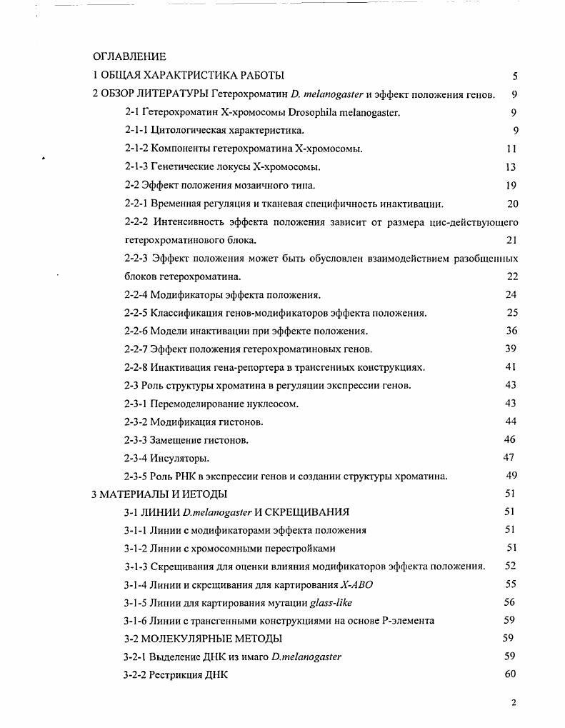 "2 ОБЗОР ЛИТЕРАТУРЫ Гетерохроматин . и эффект положения генов. 