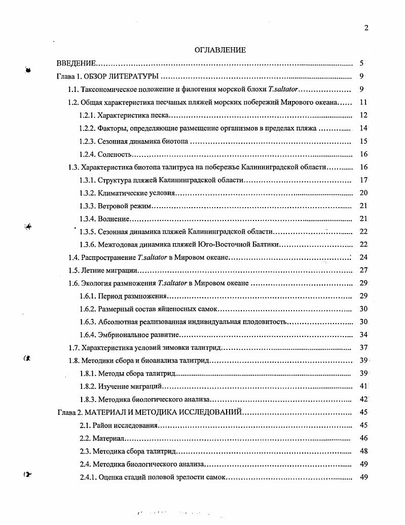"1.1. Таксономическое положение и филогения морской блохи Т.эаИШог. 