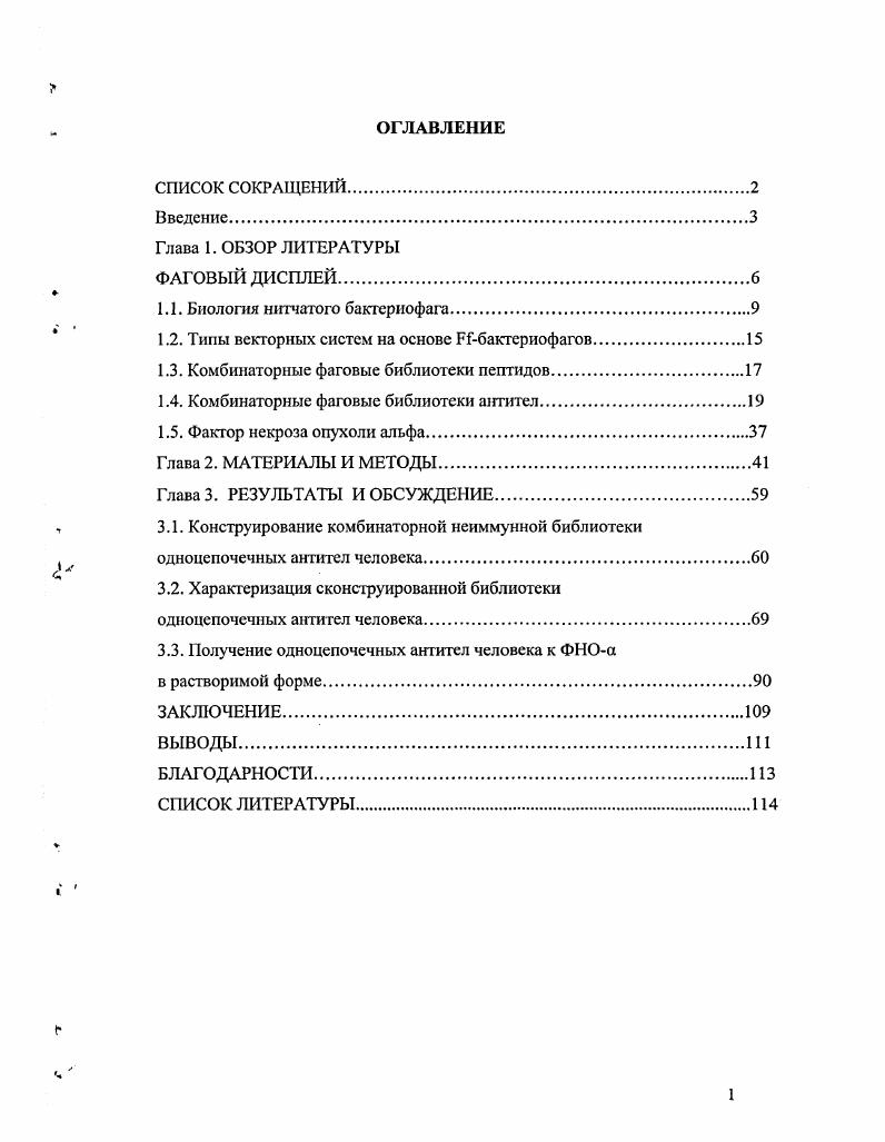 "1.1. Биология нитчатого бактериофага