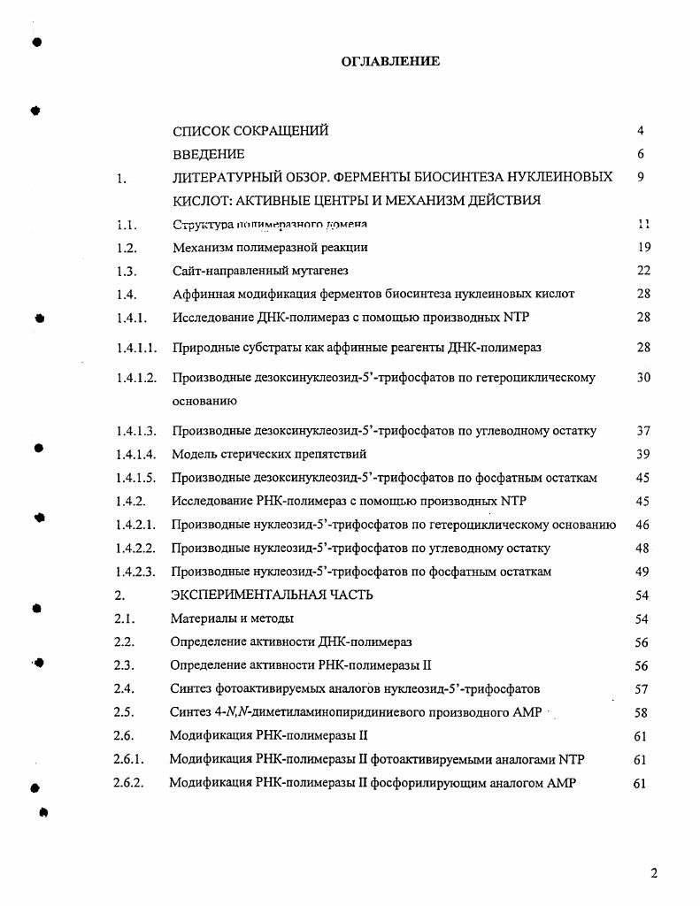 "1. ЛИТЕРАТУРНЫЙ ОБЗОР. ФЕРМЕНТЫ БИОСИНТЕЗА НУКЛЕИНОВЫХ 