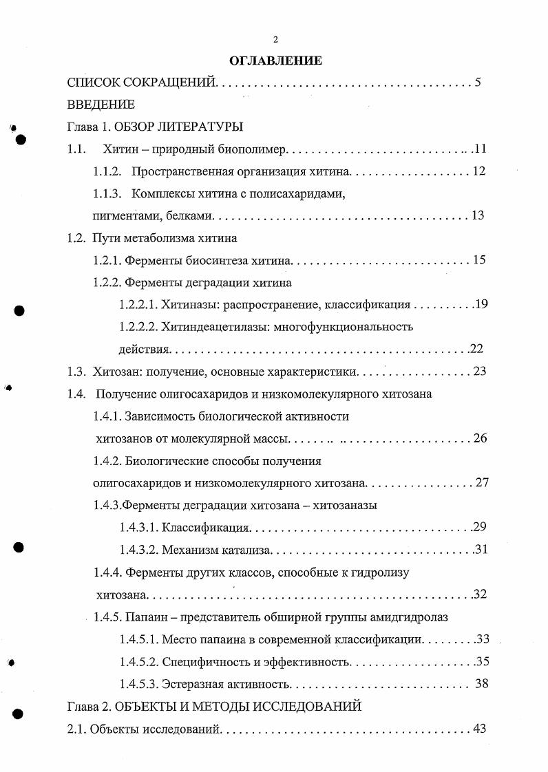 "1.1.2. Пространственная организация хитина