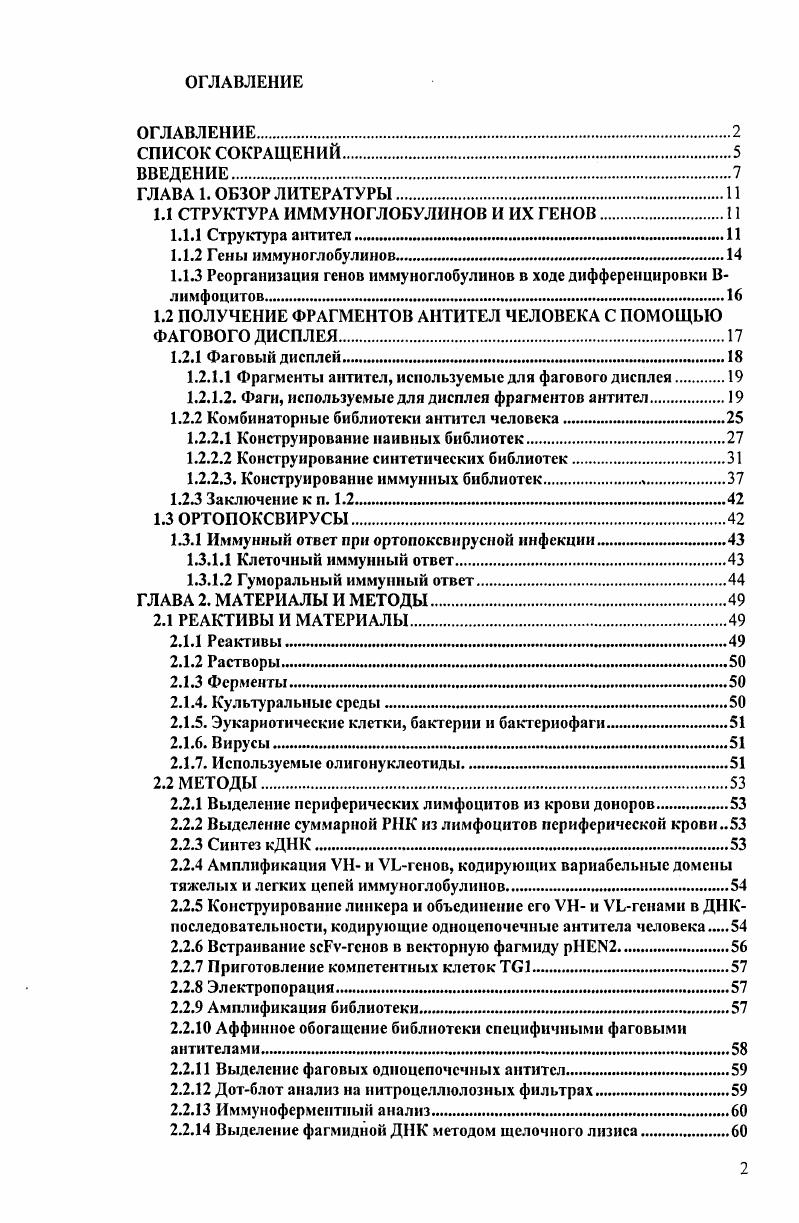 "1.1 СТРУКТУРА ИММУНОГЛОБУЛИНОВ И ИХ ГЕНОВ.