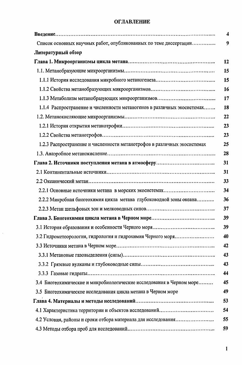 "Список основных научных работ, опубликованных по теме диссертации. 