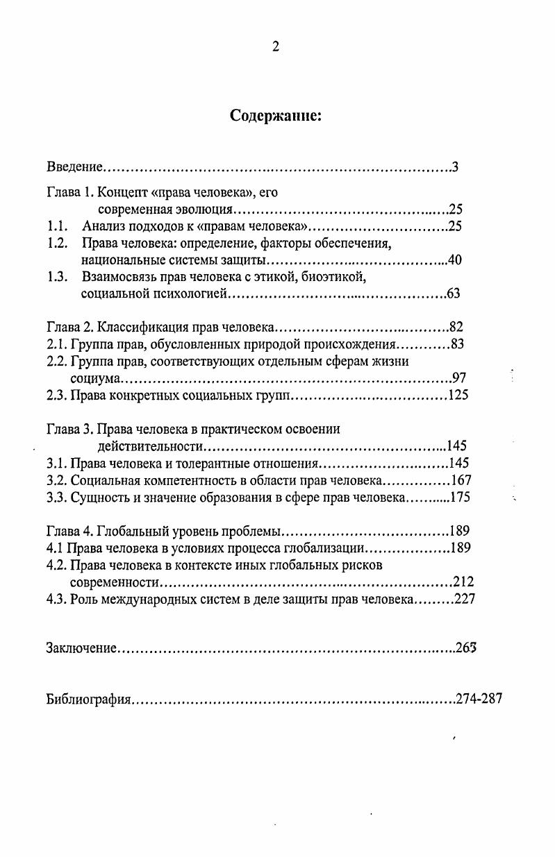 "Глава 1. Концепт права человека, его