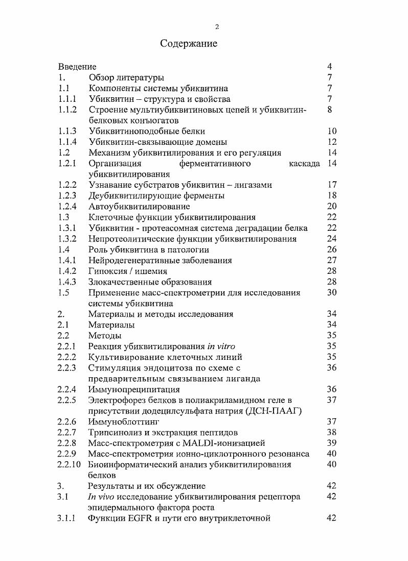 "1.1.1 Убиквитин структура и свойства 