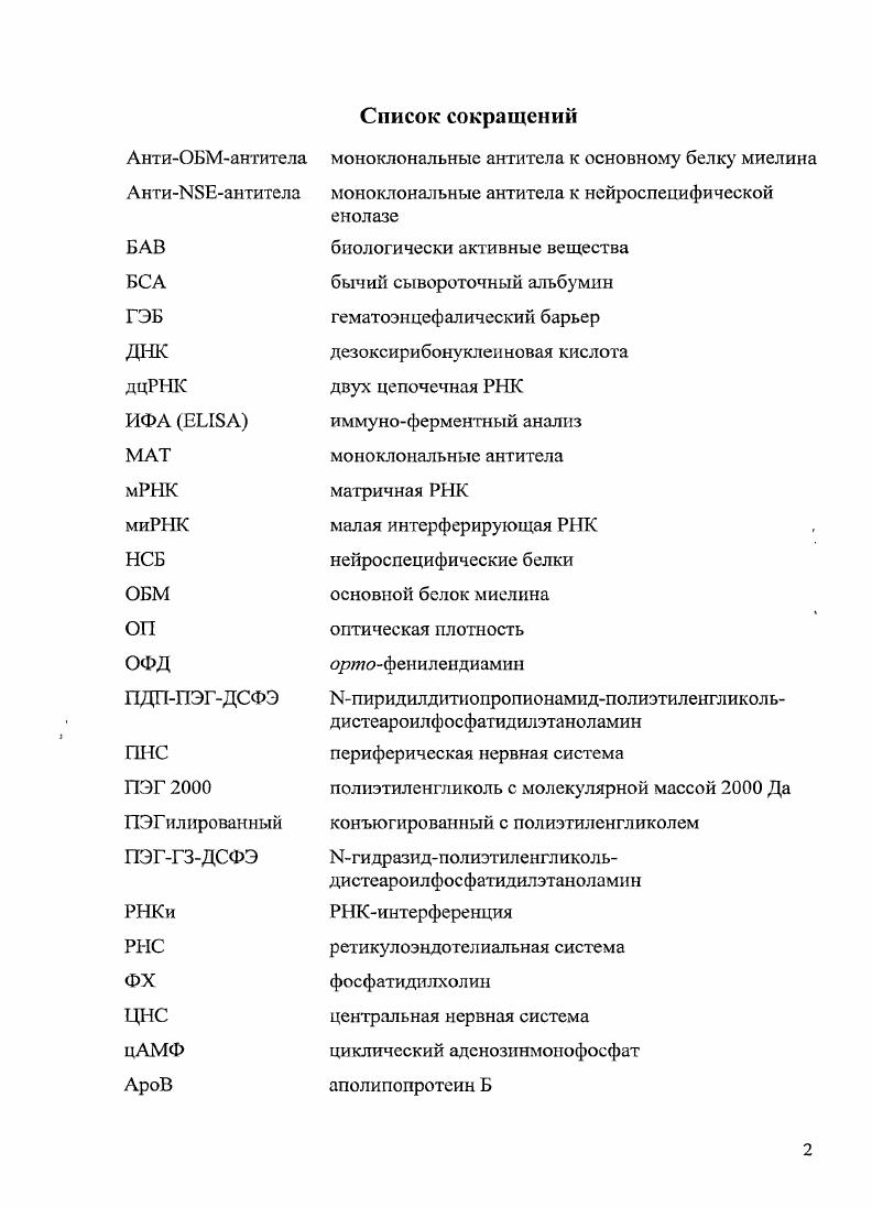 "Доставка малых интерферирующих РНК в клеткимишени
