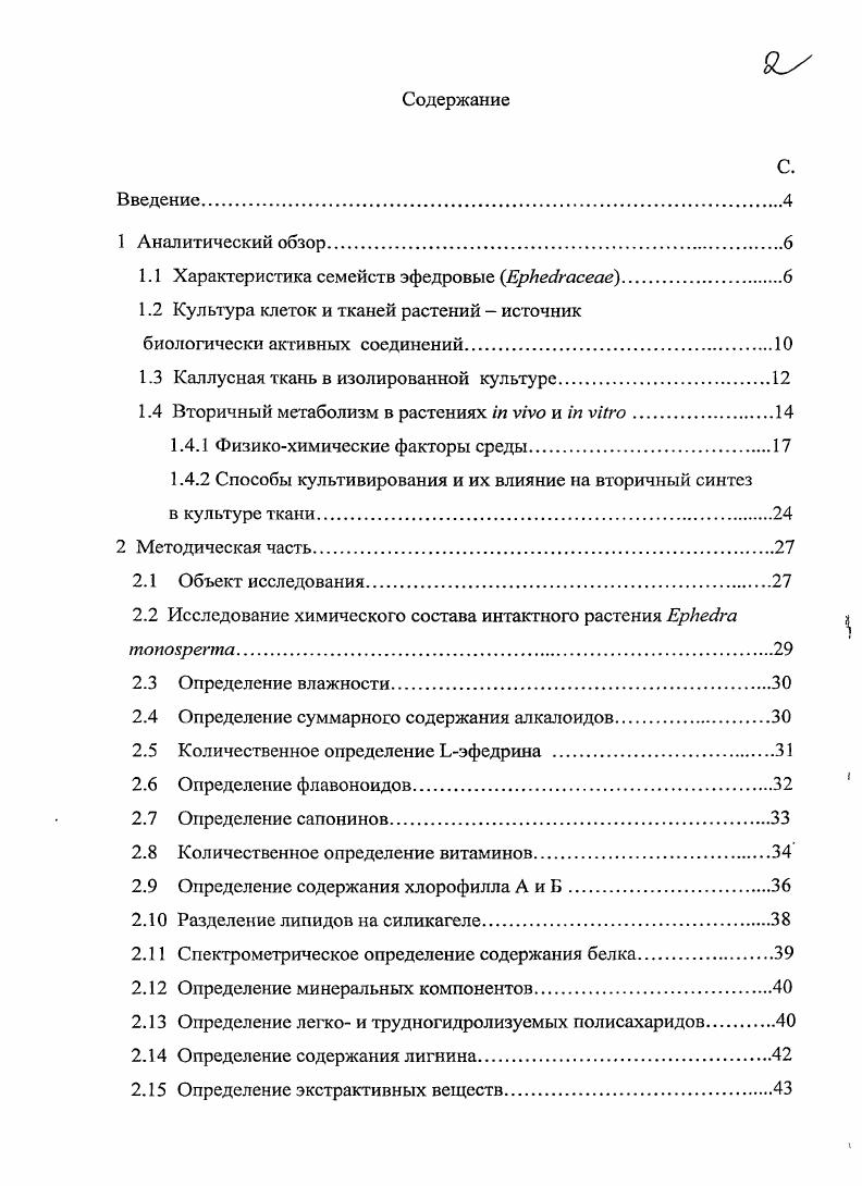 "1.1 Характеристика семейств эфедровые .