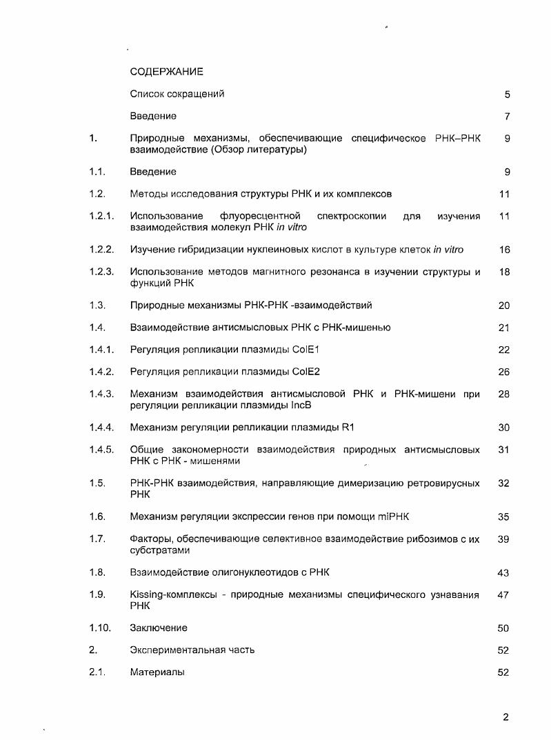 "СОДЕРЖАНИЕ Список сокращений Введение