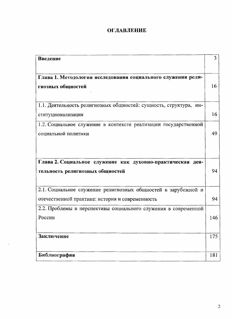 "Глава 1. Методология исследования социального служения религиозных общностей 