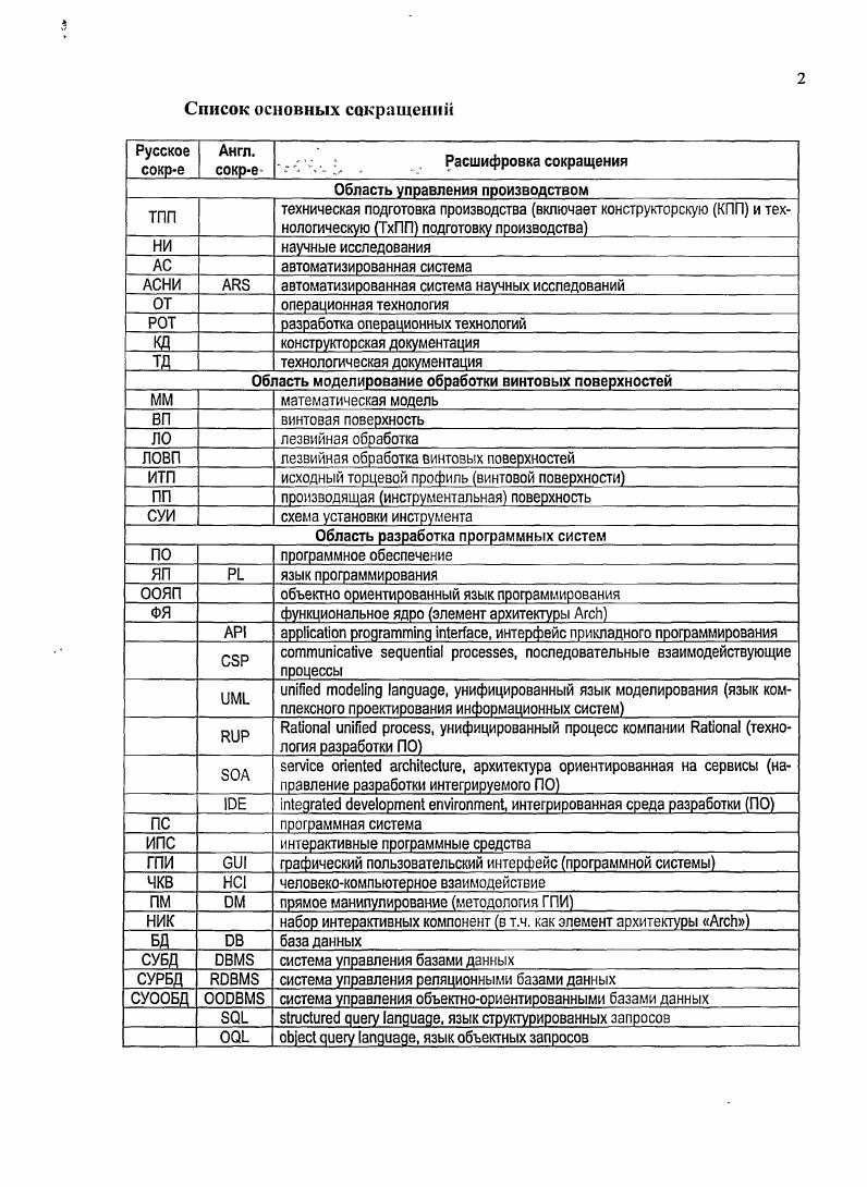 "1.1 Цели и задачи научных исследований лезвийной обработки винтовых поверхностей 