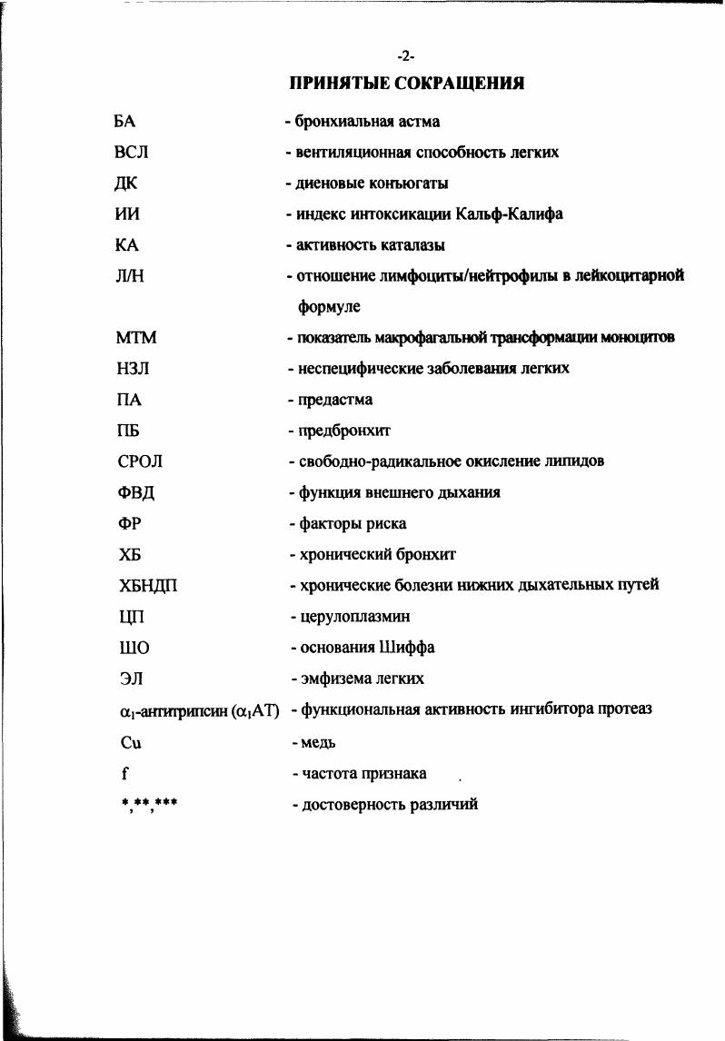 "Глава 1. Факторы риска хронических болезней нижних дыхательных путей.