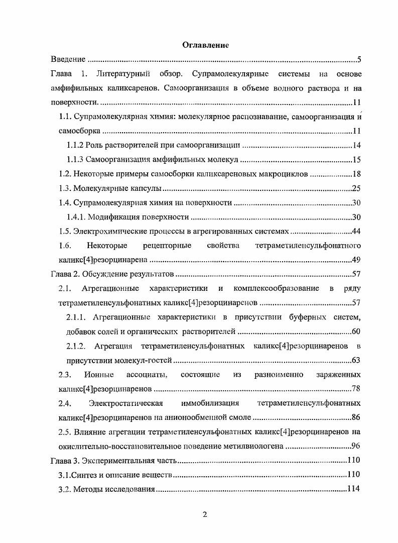 "Глава 1. Литературный обзор. Супрамолекулярныс системы на основе