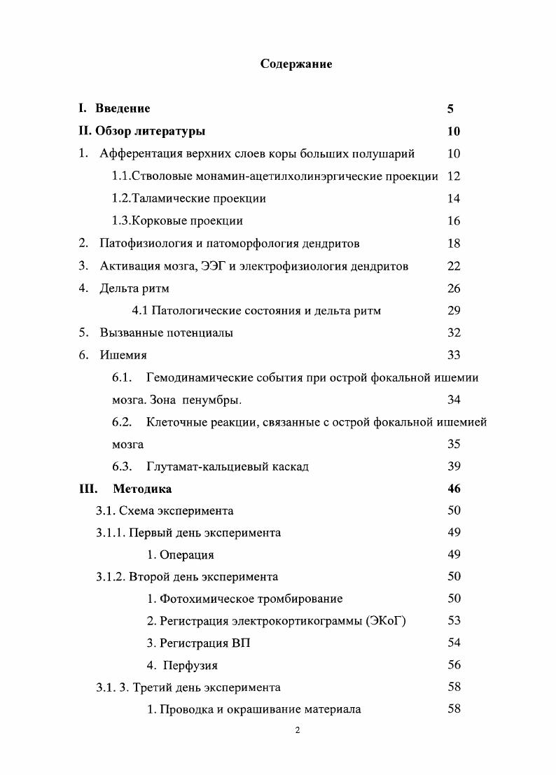 "1. Афферентация верхних слоев коры больших полушарий 