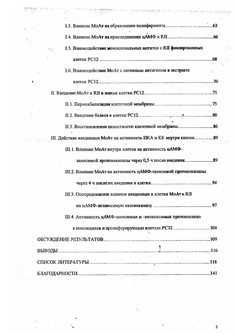 1.1. Основные свойства каталитической субъединицы