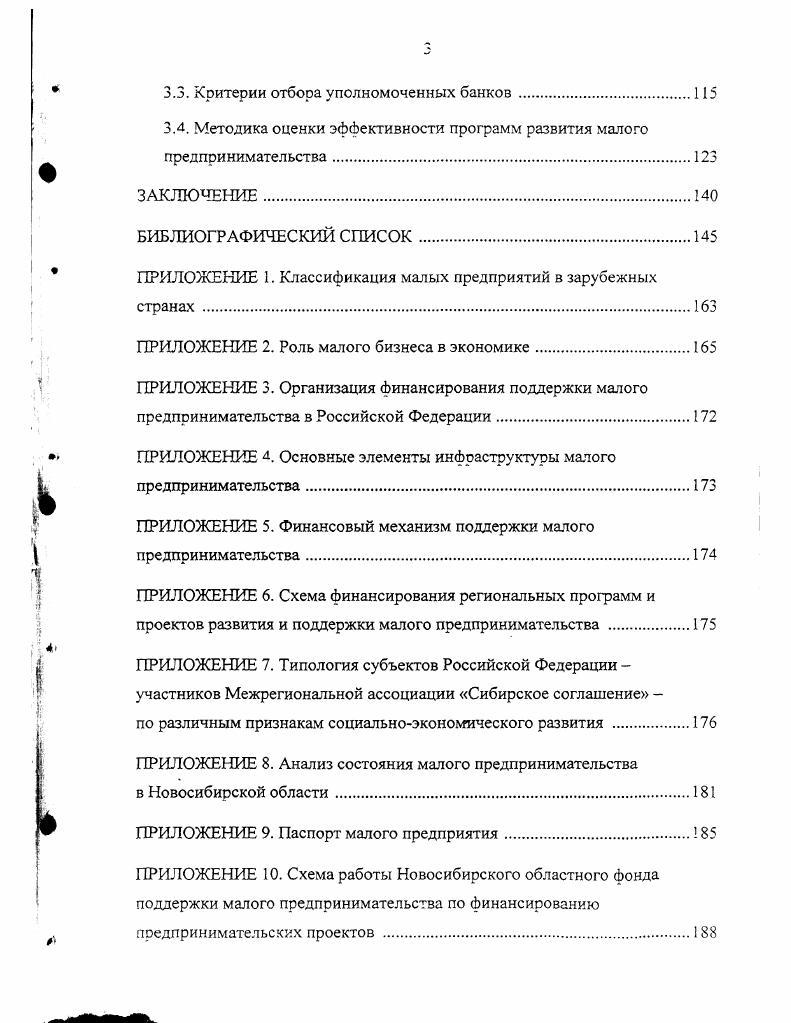 1.3. Инфраструктура развития и поддержки малого
