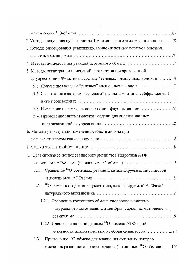 1.2. Взаимосвязь структуры и функции моторного домена миозина 
