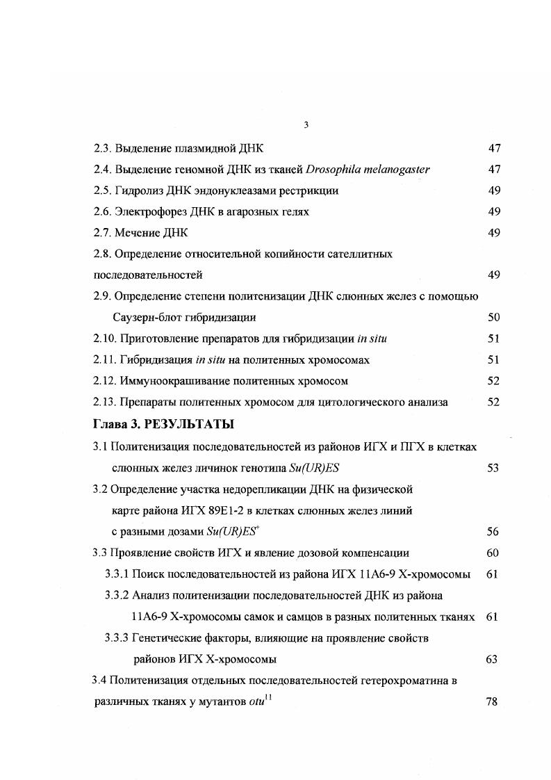 1.1. Характеристики гетерохроматина в метафазных хромосомах i  