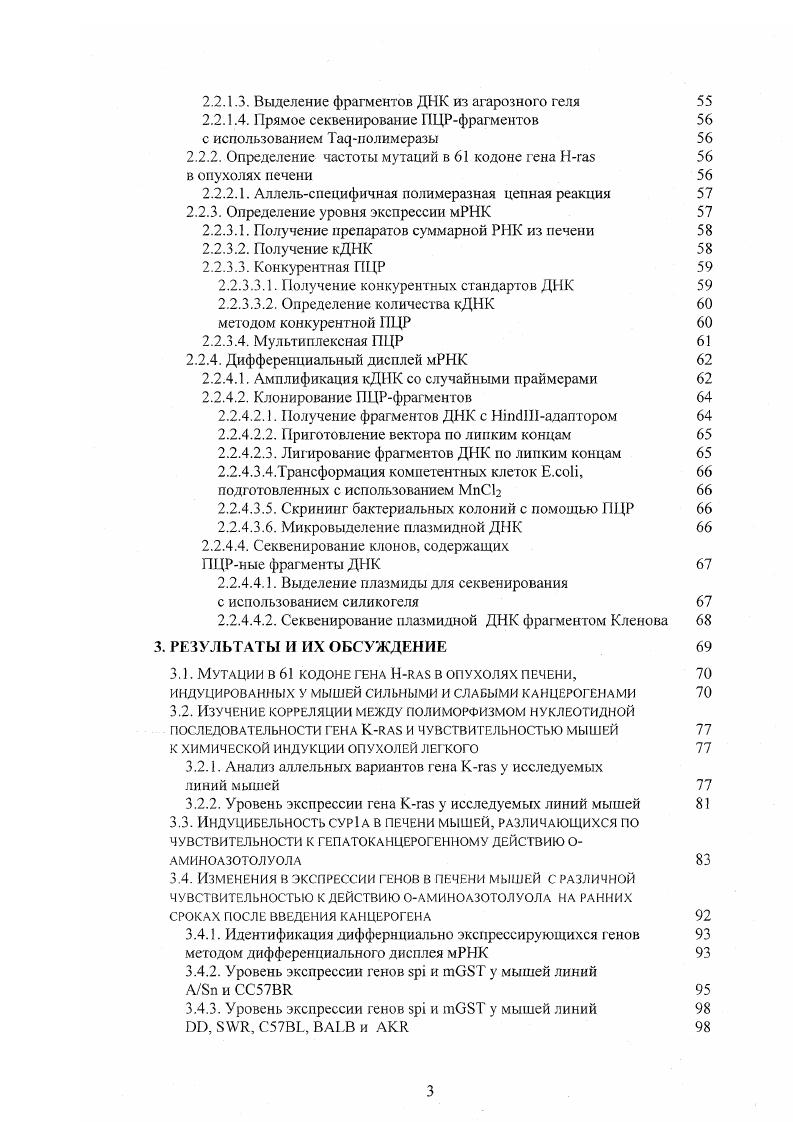 1.1. Стадия инициации химического канцерогенеза 