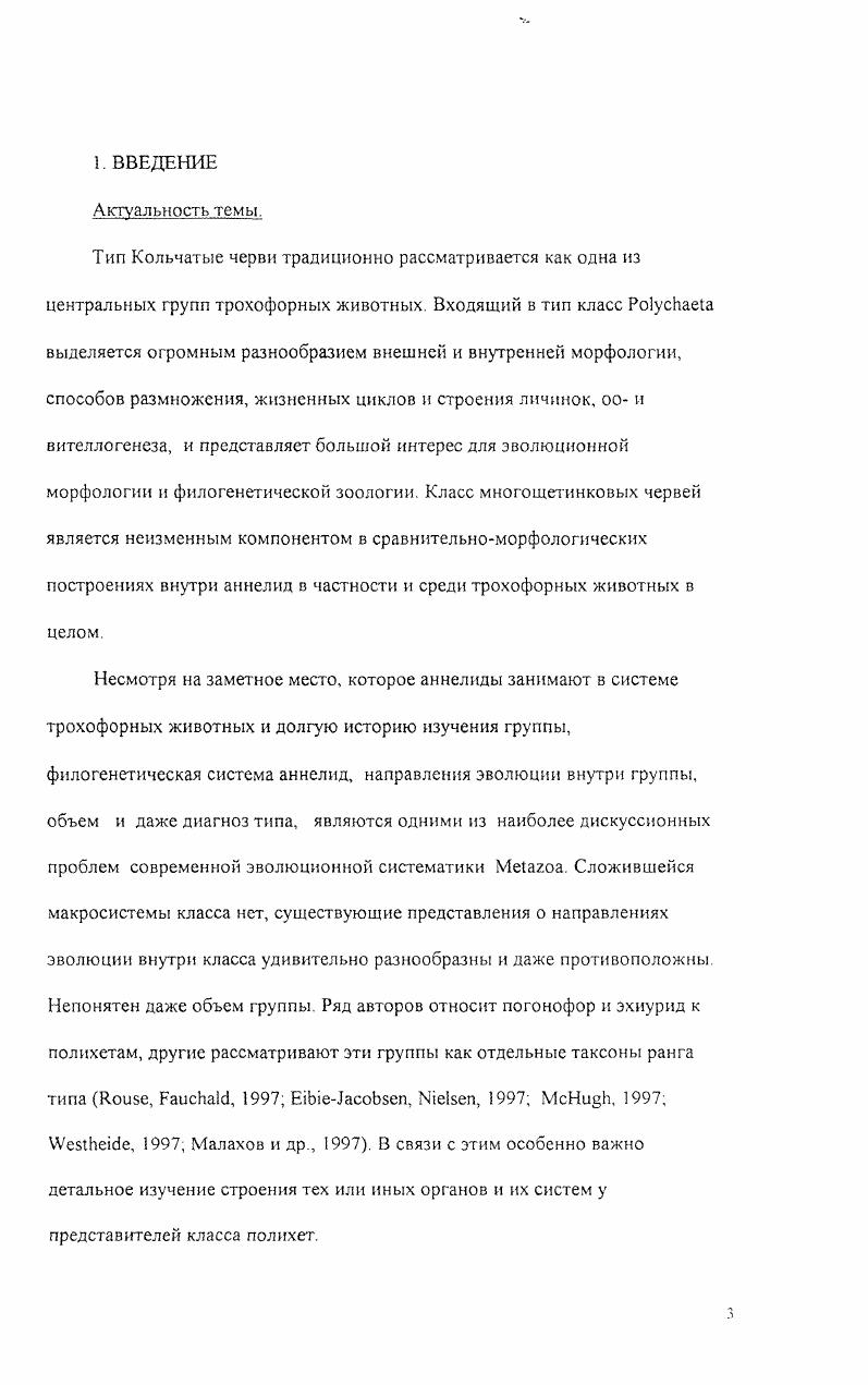 2.2. Очерк морфологии и биологии полихет отряда ТегсЬсотогр1та