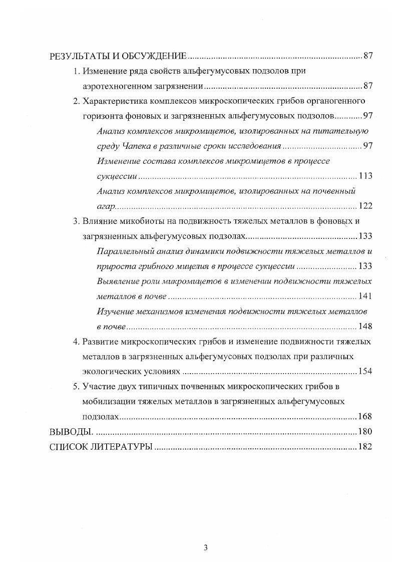 Трансформация соединений тяжелых металлов в почве.