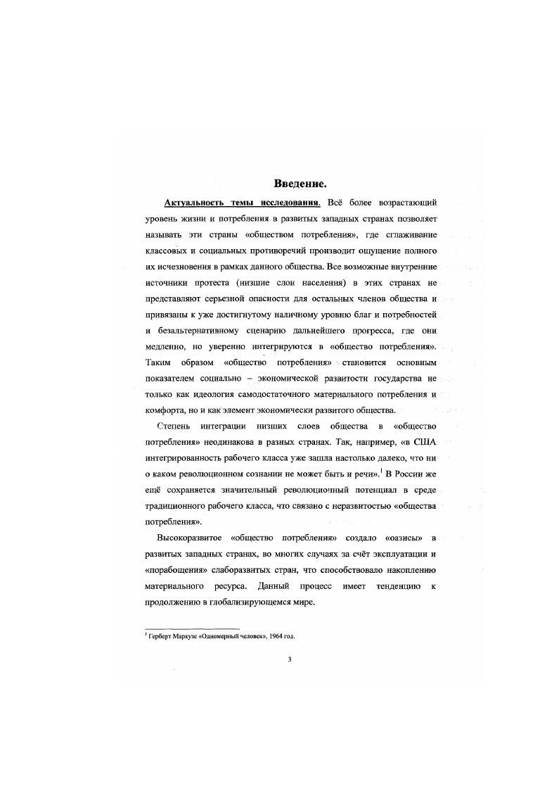 1.1 Теоретические подходы в понимании общества потребления.