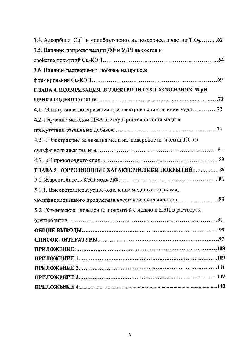 покрытий с матрицей из меди и их назначение.