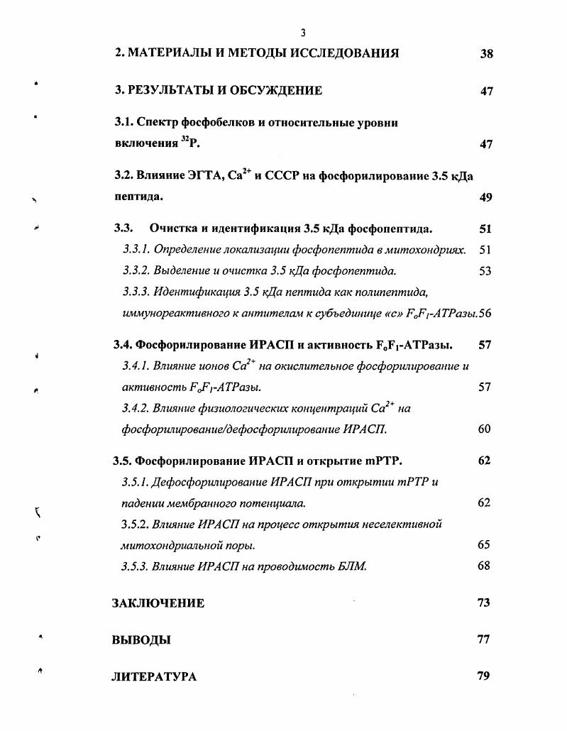 1.1.1. Обнаружение фосфорилированных белков в митохондриях.