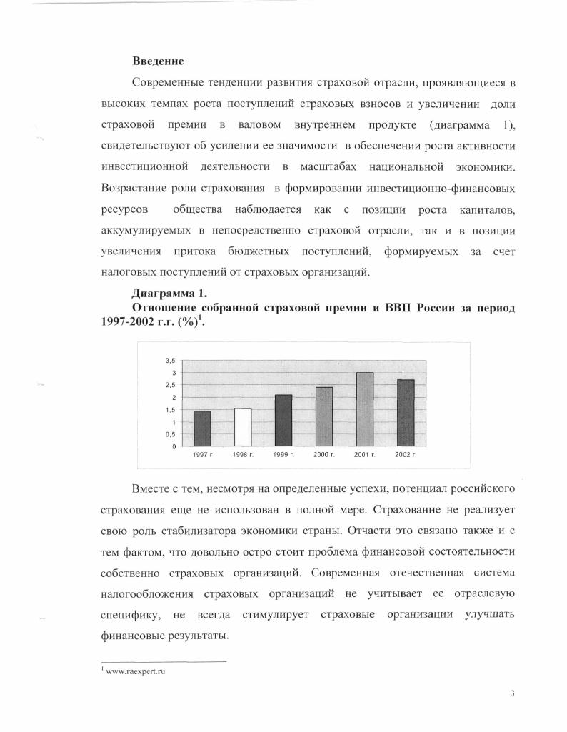 результата деятельности страховой компании. 