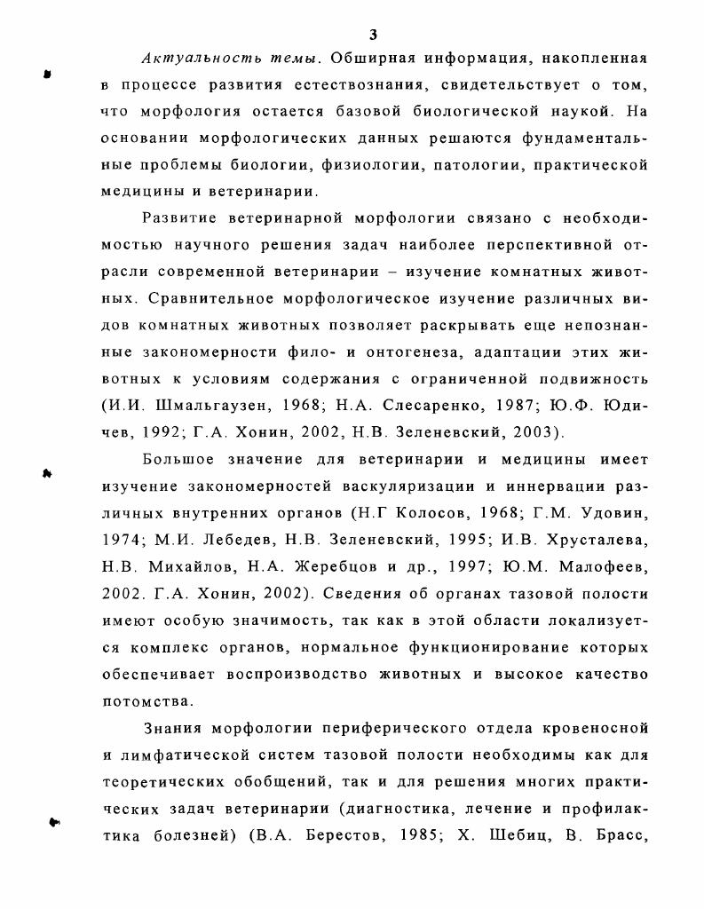 1.2.Экстраорганная васкуляризация внутренних гениталий самок млекопитающих 