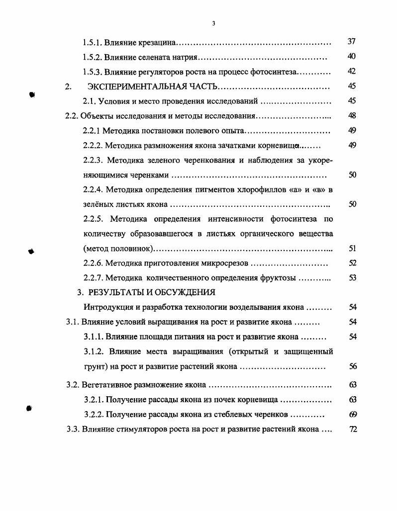 1.1.1. Систематика и морфология якона i ii 