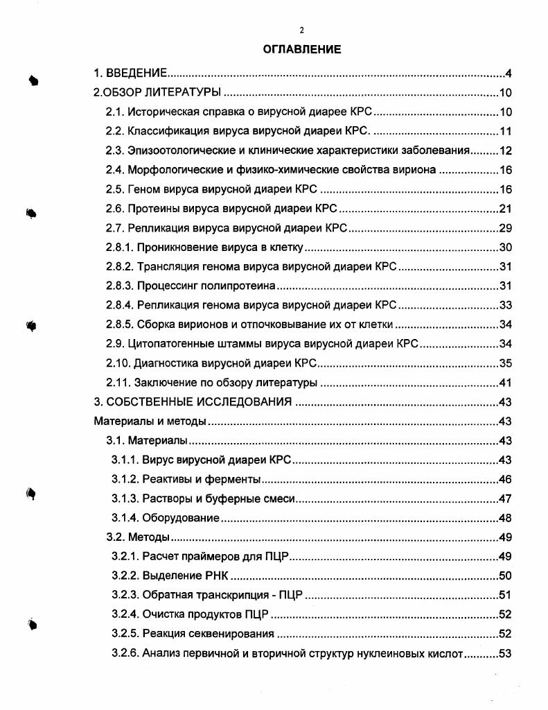 2.2. Классификация вируса вирусной диареи КРС