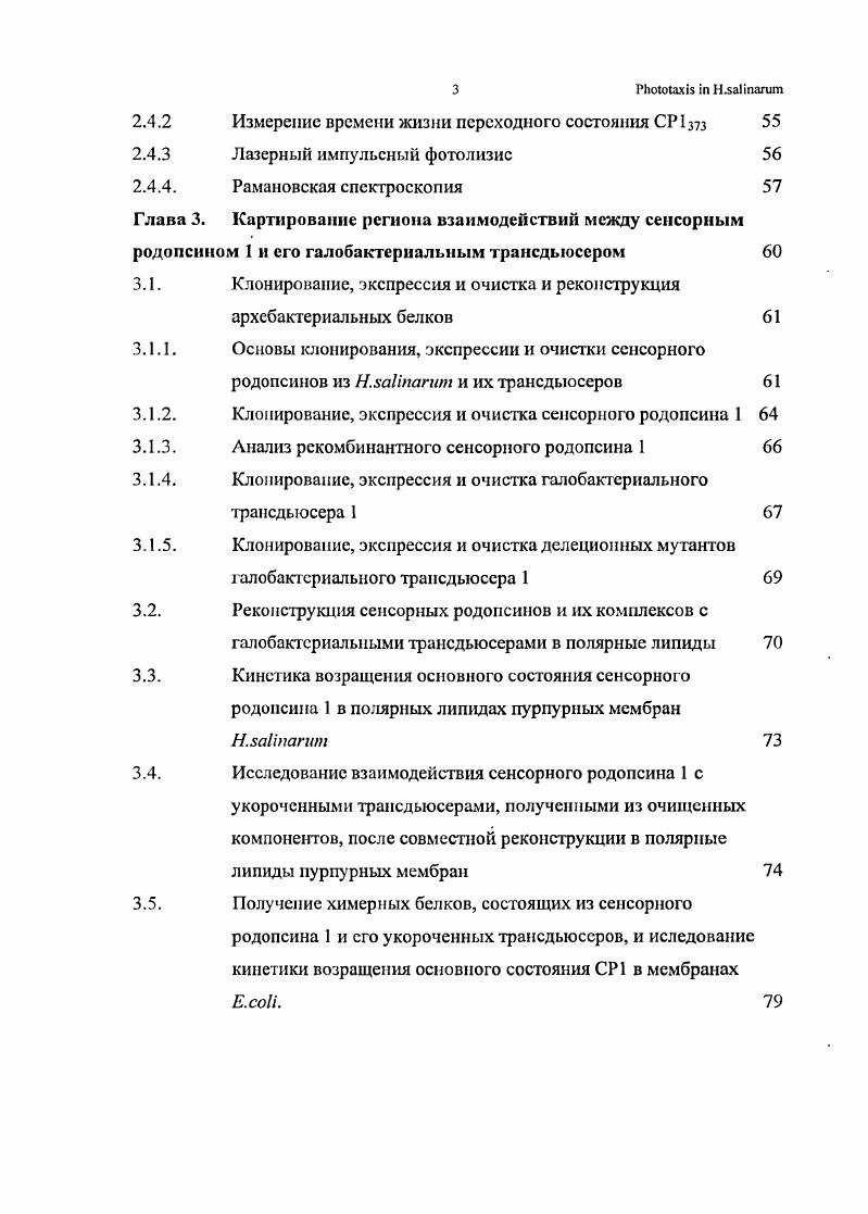 1.2 Структу ры сенсорного родопсина 1 и сенсорного родопсина 2 