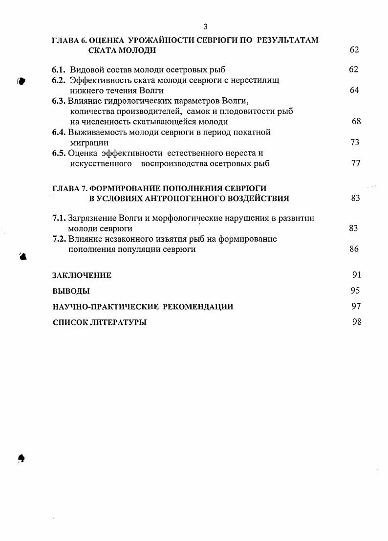 1.2. Краткая биологическая характеристика севрюги i