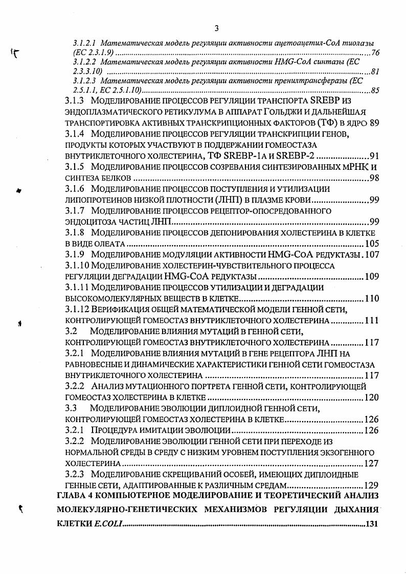 1.2 Генная сеть, контролирующая гомеостаз холестерина в клетках позвоночных