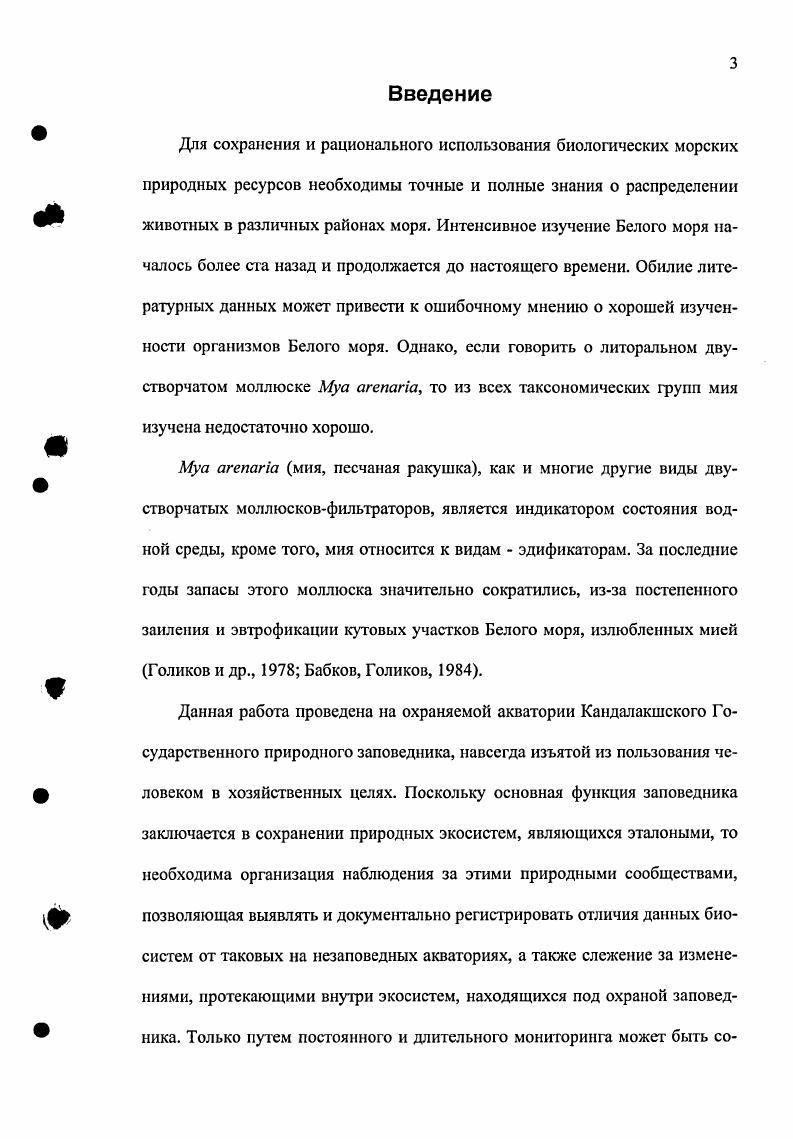 1.3. Особенности экологии Муа агепапа.