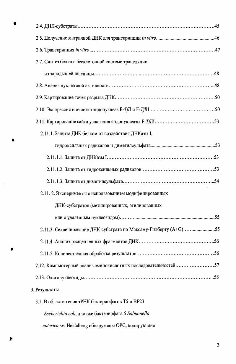 1.3.1. Структура каталитического центра эндонуклеаз.